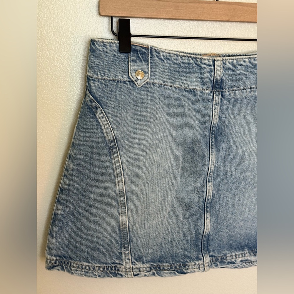 FREE PEOPLE We The Free Runaway Denim Skirt - Picture 5 of 11